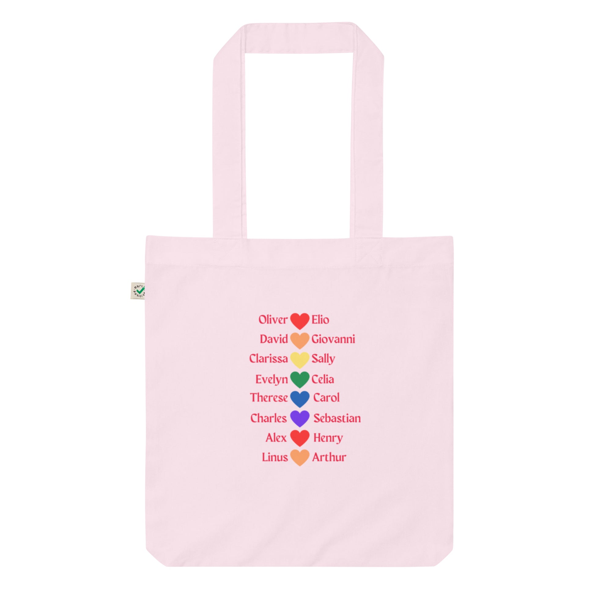 Literary Couples-Straight Organic Fashion Tote Bag - The Spinster Librarian Shop