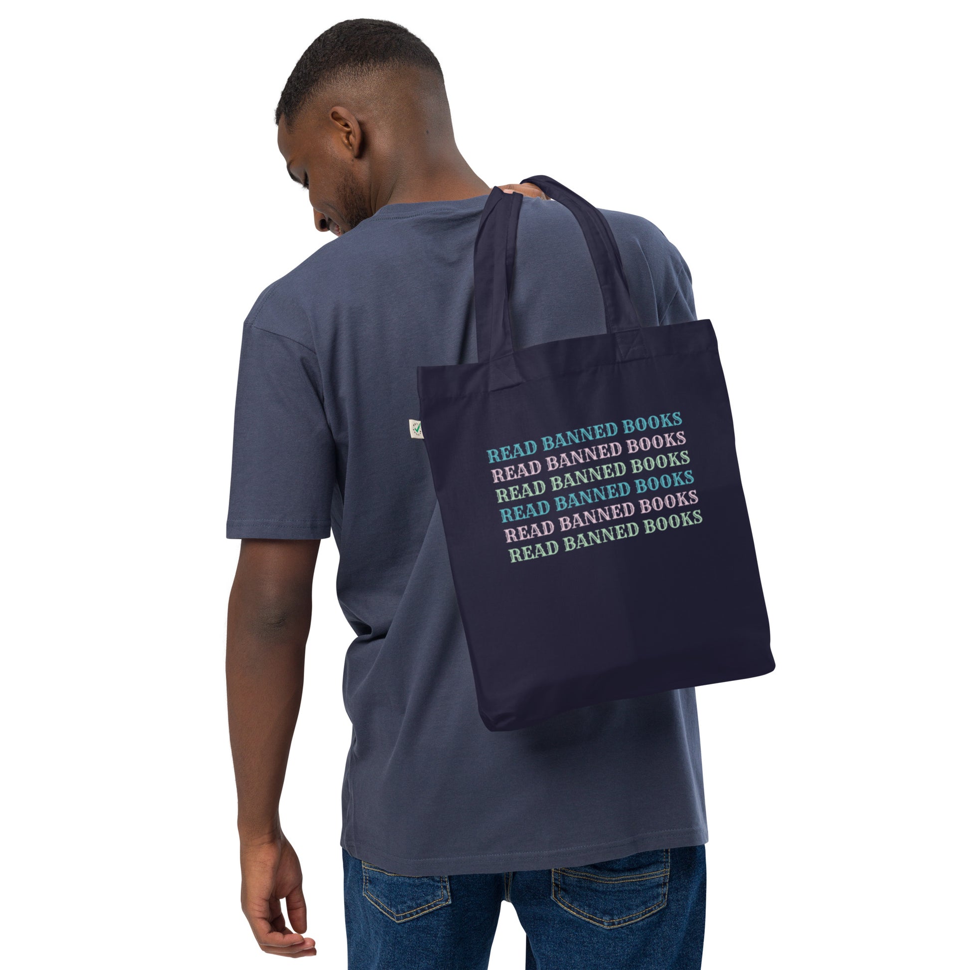 Read Banned Books Organic Fashion Tote Bag - The Spinster Librarian Shop