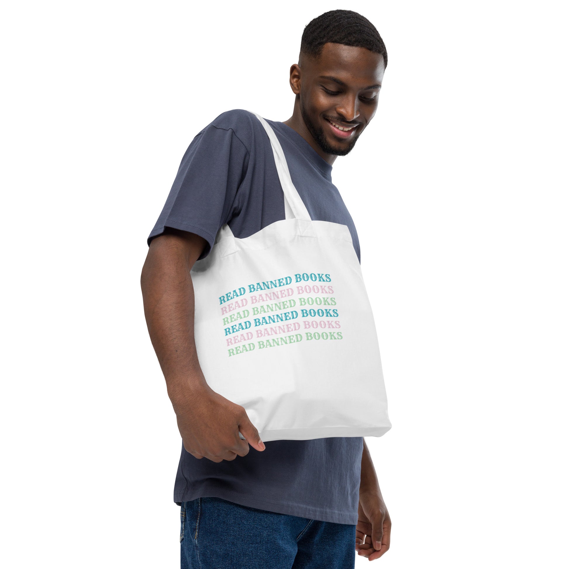 Read Banned Books Organic Fashion Tote Bag - The Spinster Librarian Shop