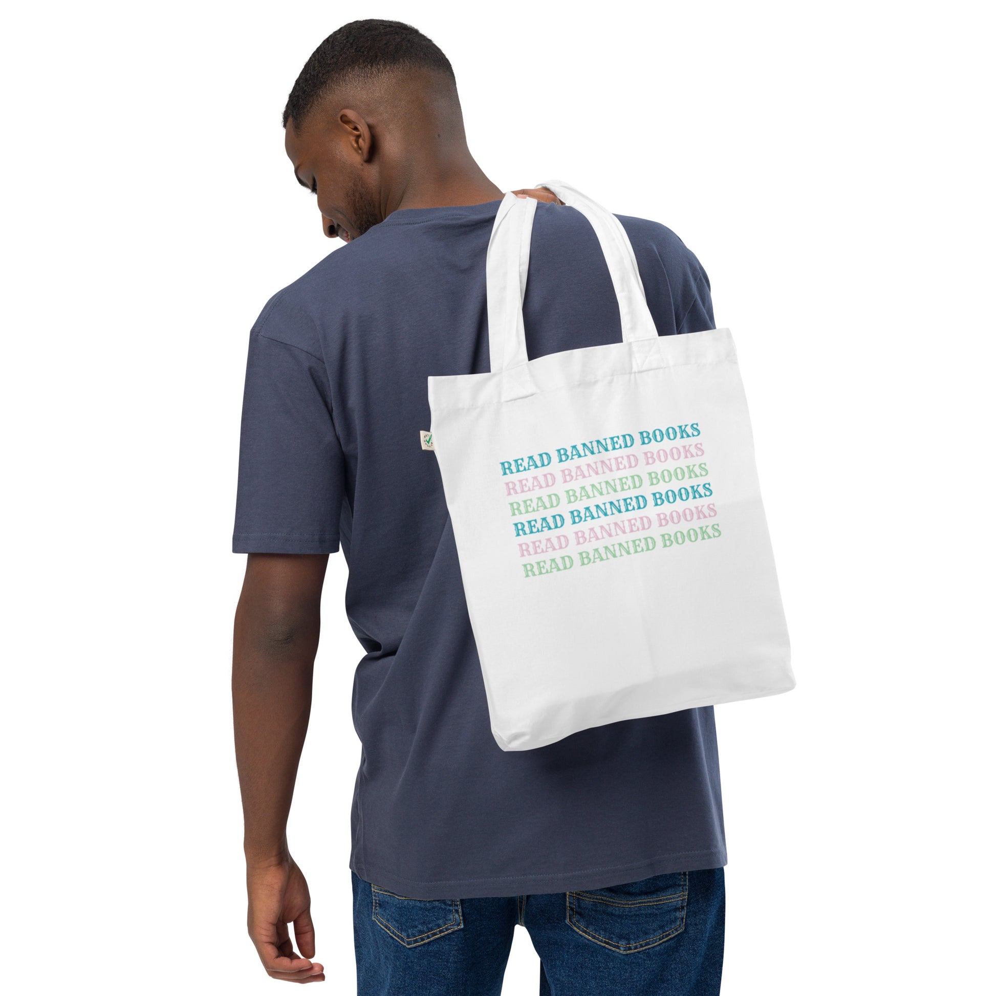 Read Banned Books Organic Fashion Tote Bag - The Spinster Librarian Shop
