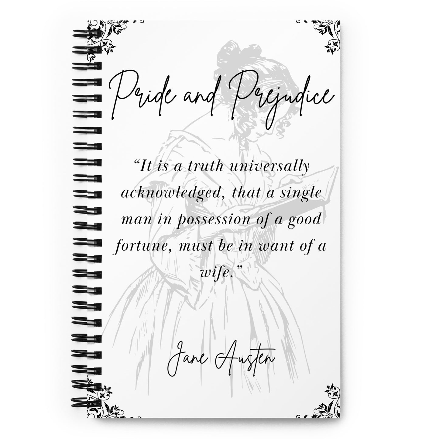 Pride and Prejudice Notebook-"It's a Truth Universally Acknowledged..." - The Spinster Librarian Shop