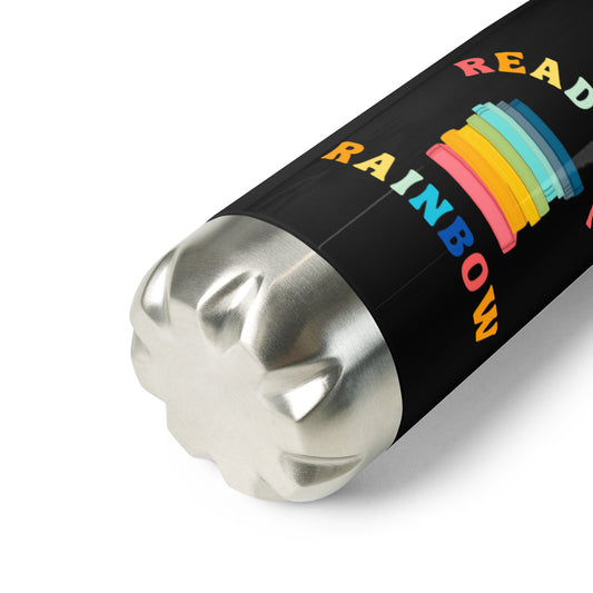 Read The Rainbow Stainless Steel Water Bottle
