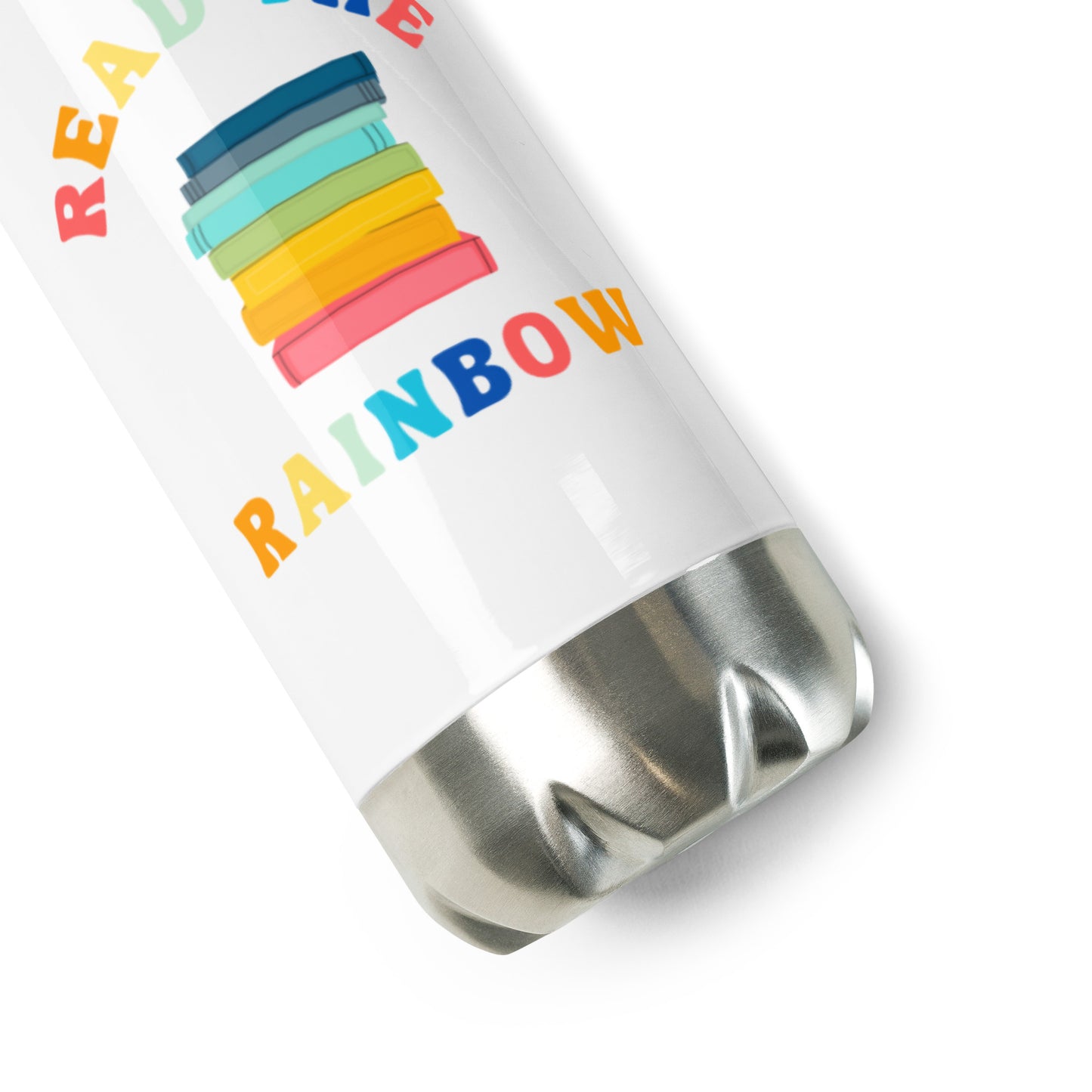 Read The Rainbow Stainless Steel Water Bottle