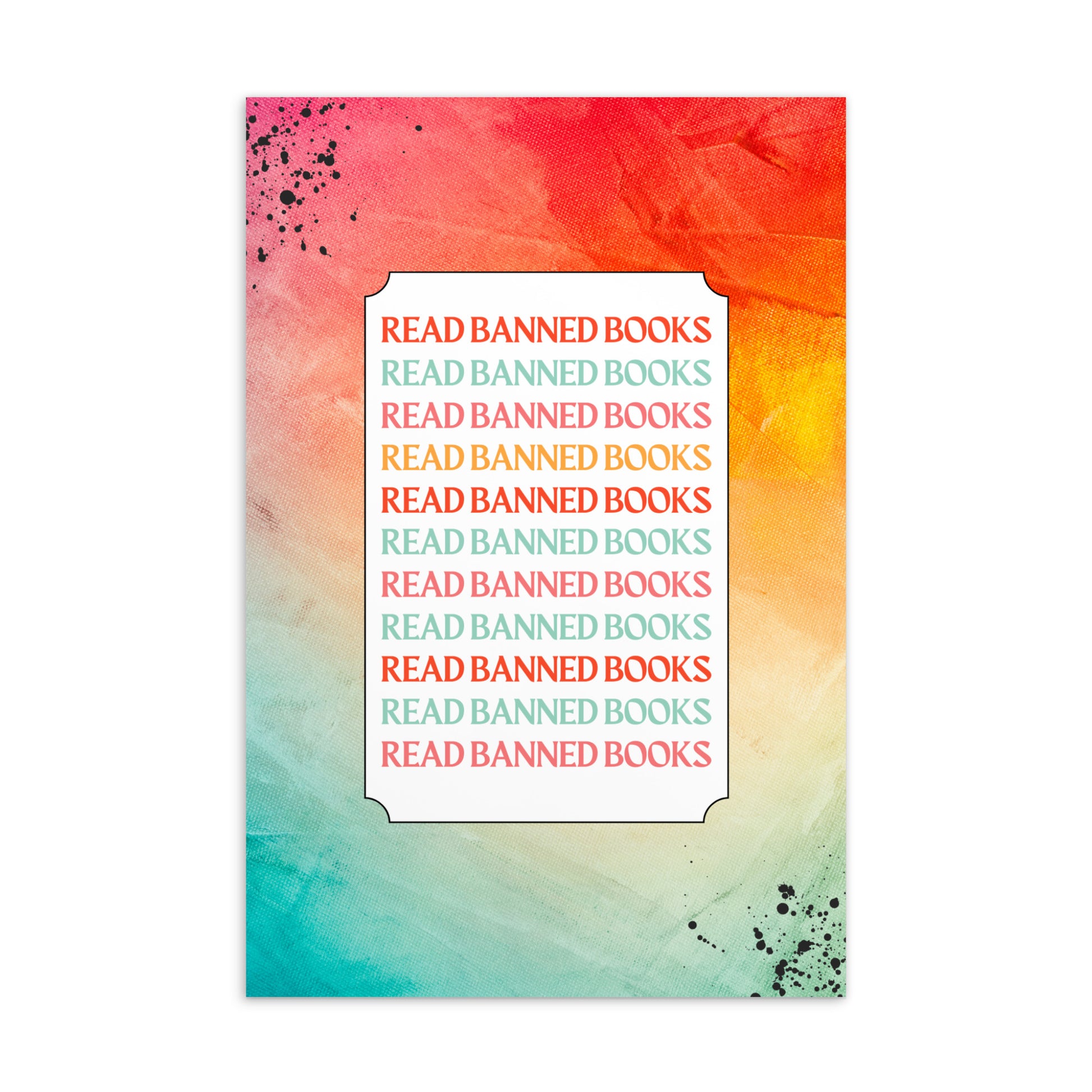 Read Banned Books Standard Postcard Style (B) - The Spinster Librarian Shop