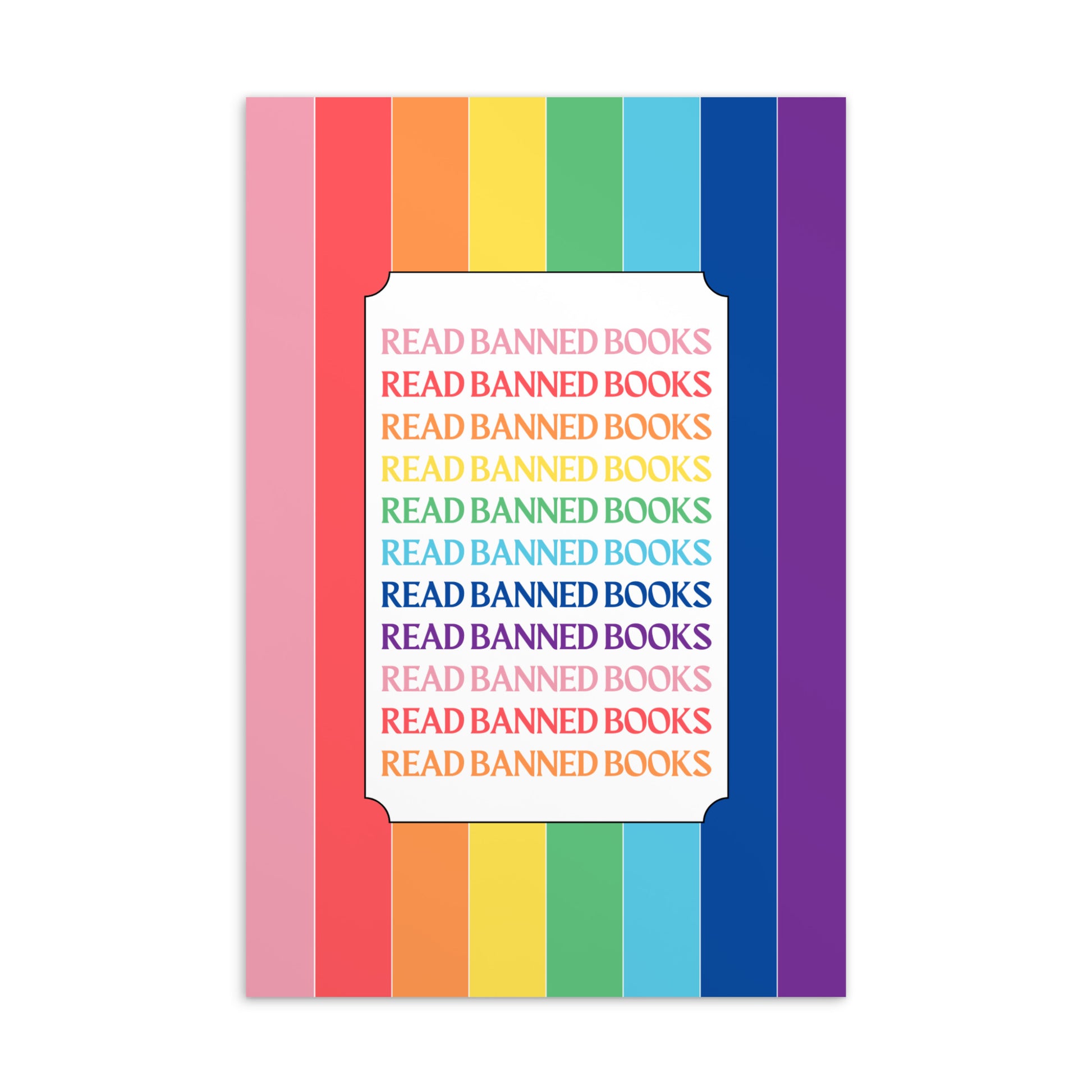 Read Banned Books Standard Postcard Style (D) - The Spinster Librarian Shop