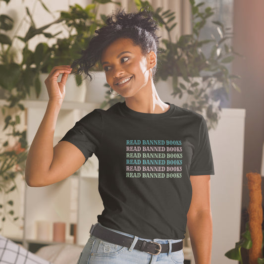 Read Banned Books Short-Sleeve Unisex T-Shirt - The Spinster Librarian Shop