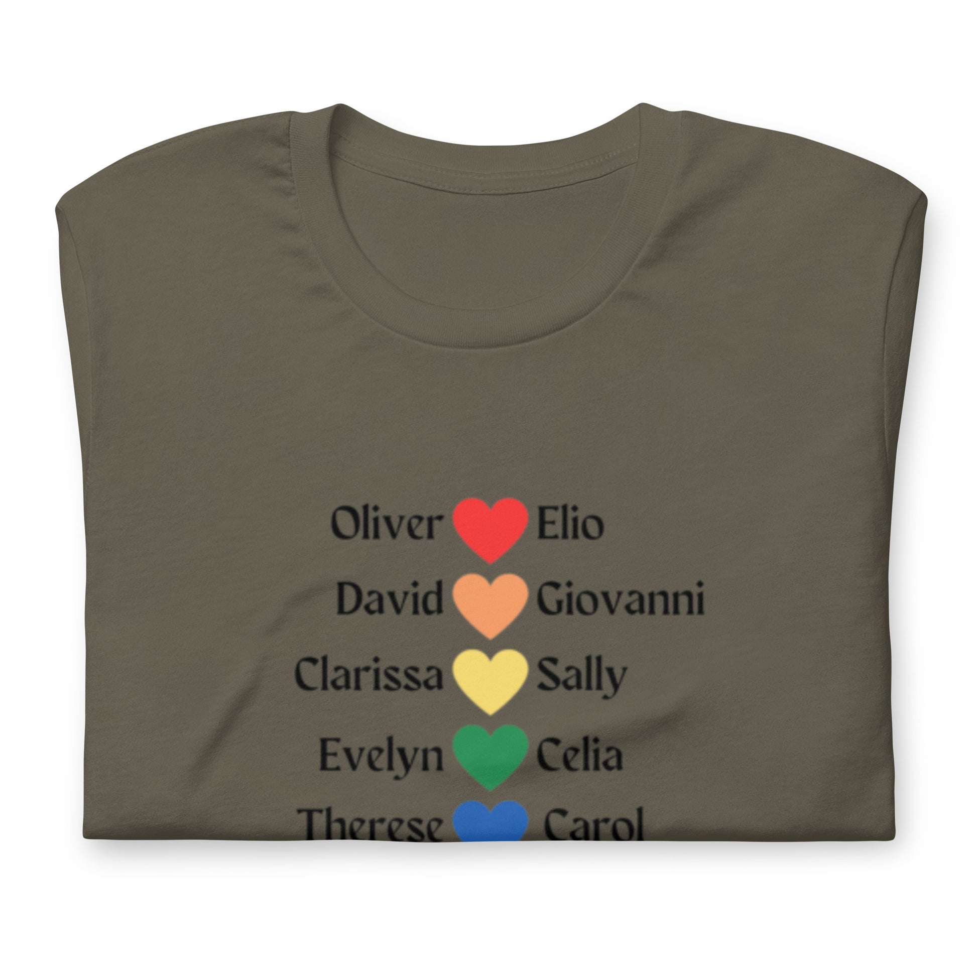Literary Couples-LGBTQ+ Unisex T-shirt - The Spinster Librarian Shop