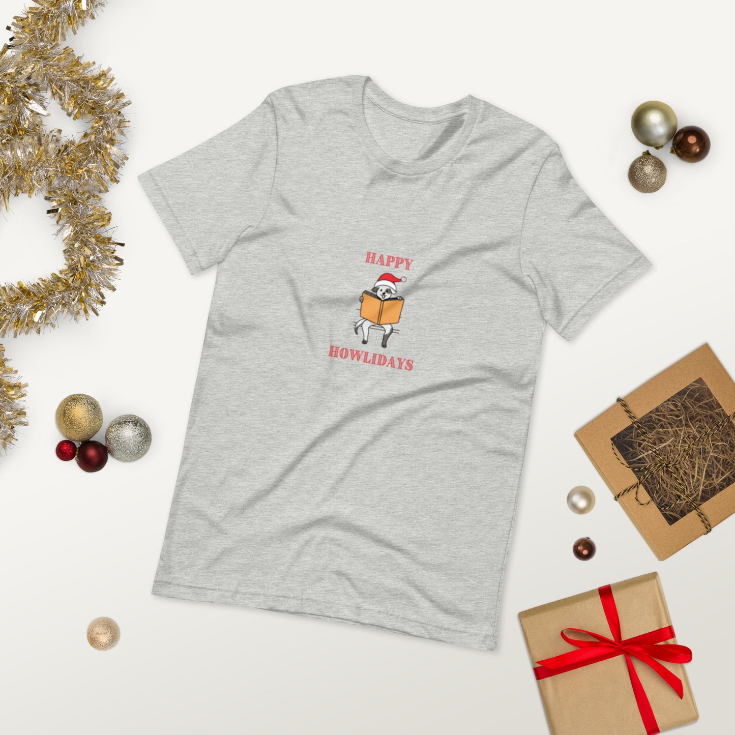 Happy Howlidays Unisex T-Shirt - The Spinster Librarian Shop
