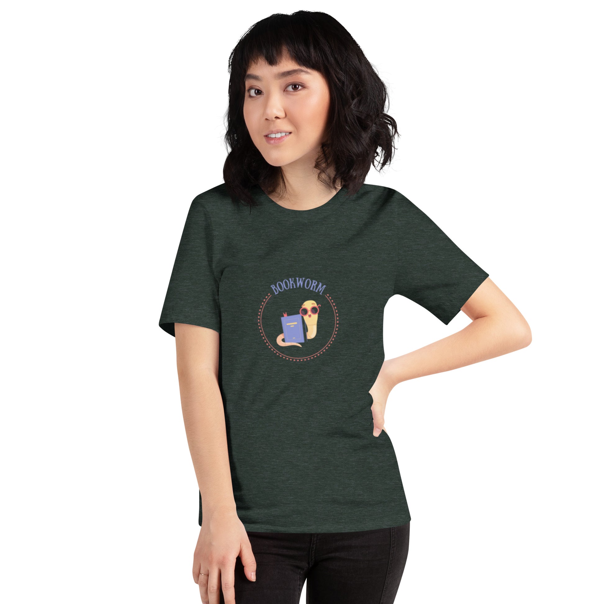 Bookworm Unisex t-shirt - The Spinster Librarian Shop