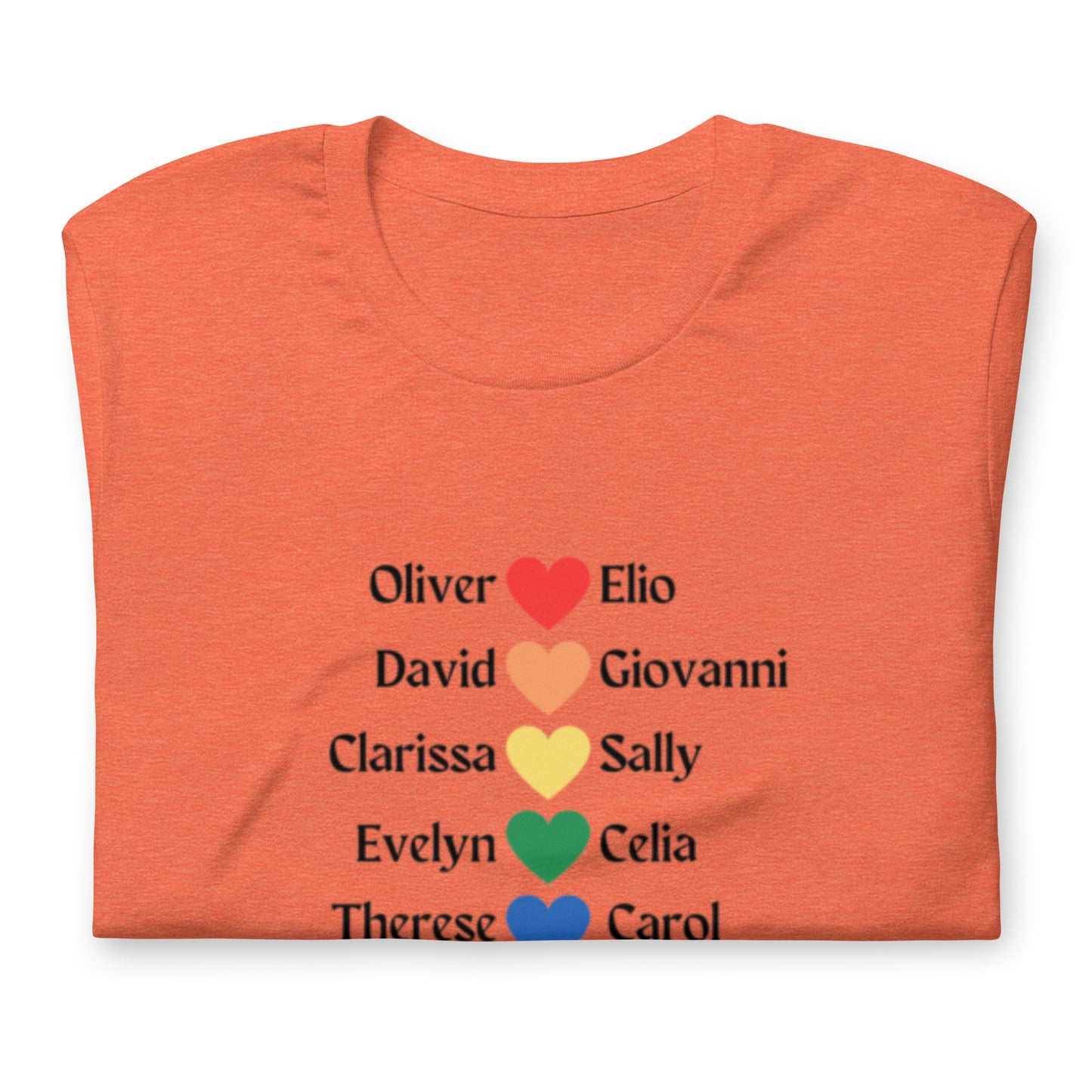 Literary Couples-LGBTQ+ Unisex T-shirt - The Spinster Librarian Shop