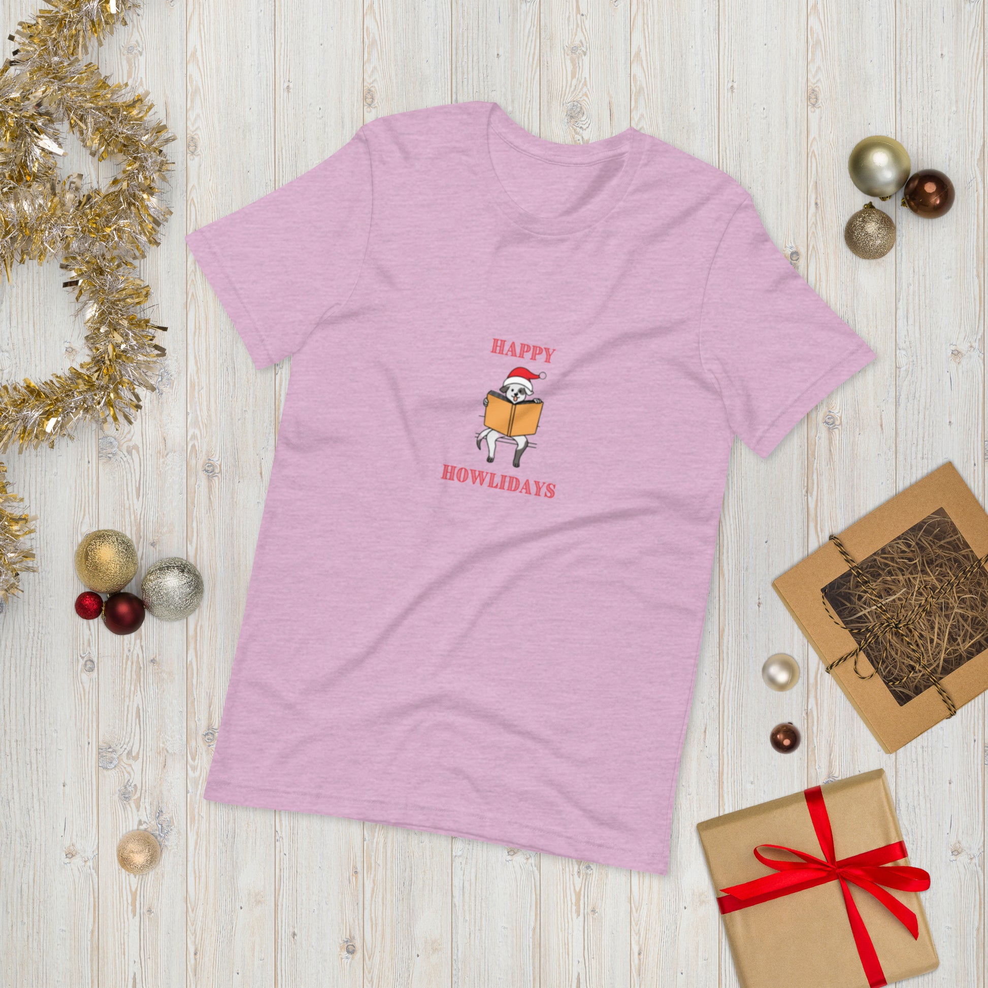 Happy Howlidays Unisex T-Shirt - The Spinster Librarian Shop