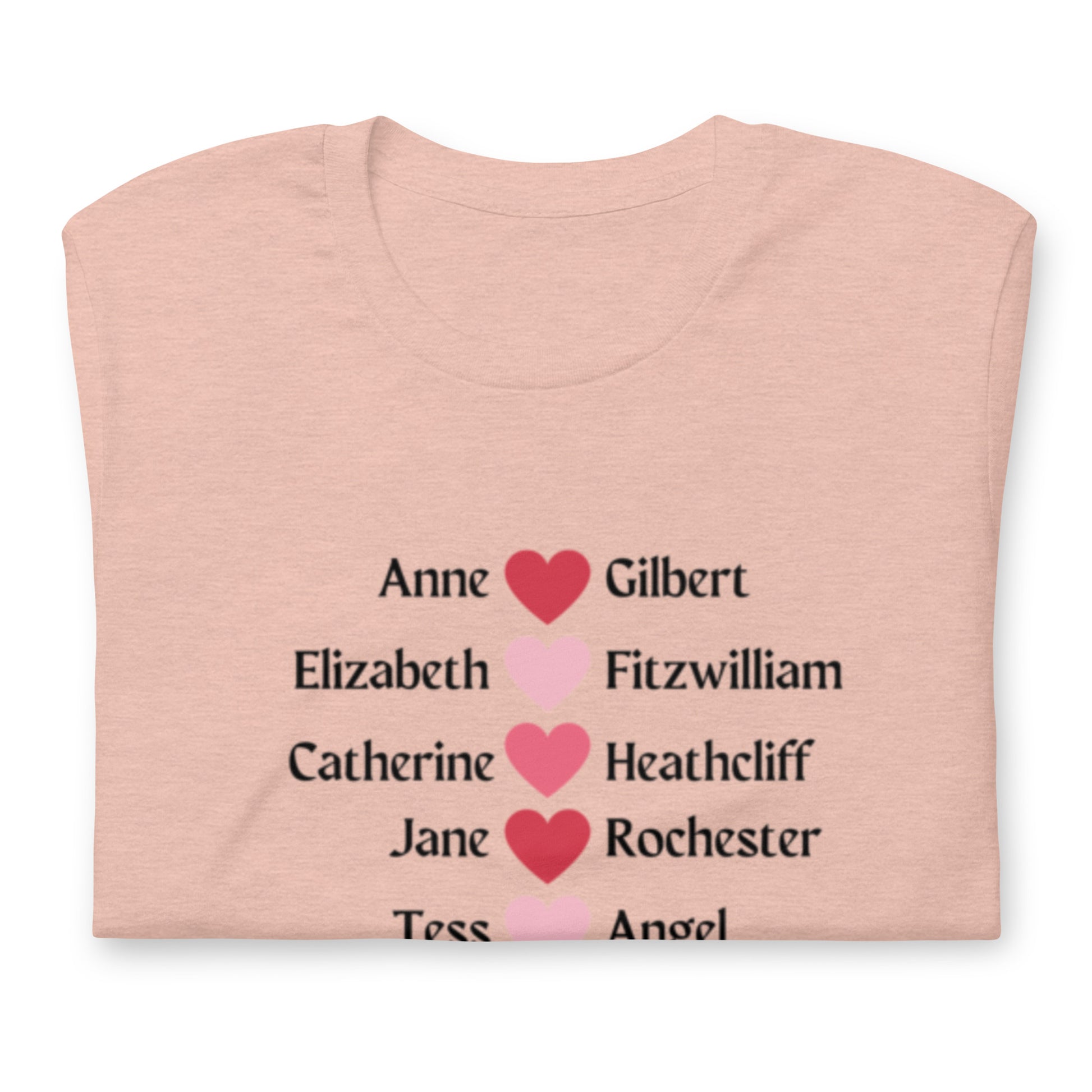 Literary Couples-Straight Unisex T-shirt - The Spinster Librarian Shop