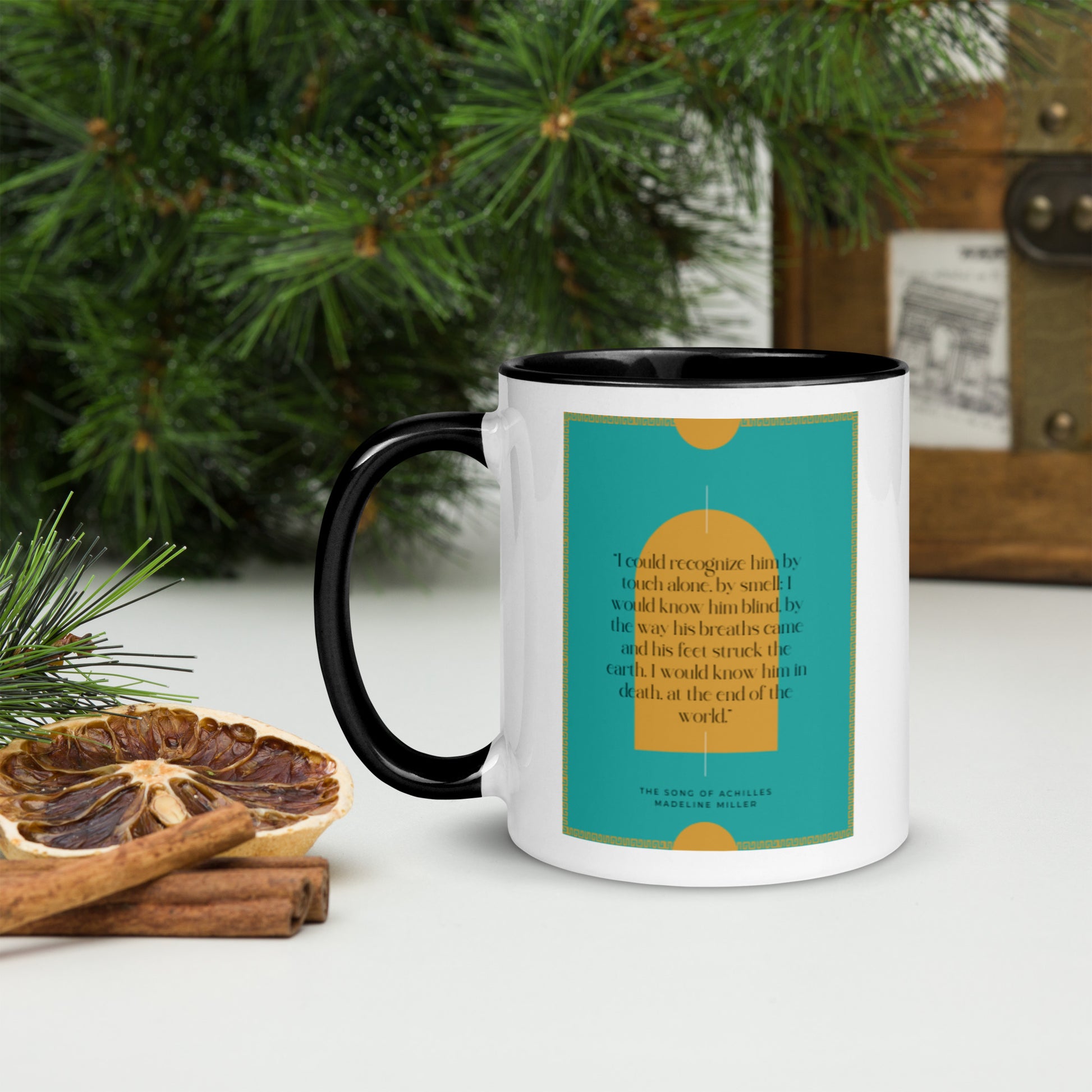 The Song of Achilles-Mug with Color Inside-110z. - The Spinster Librarian Shop