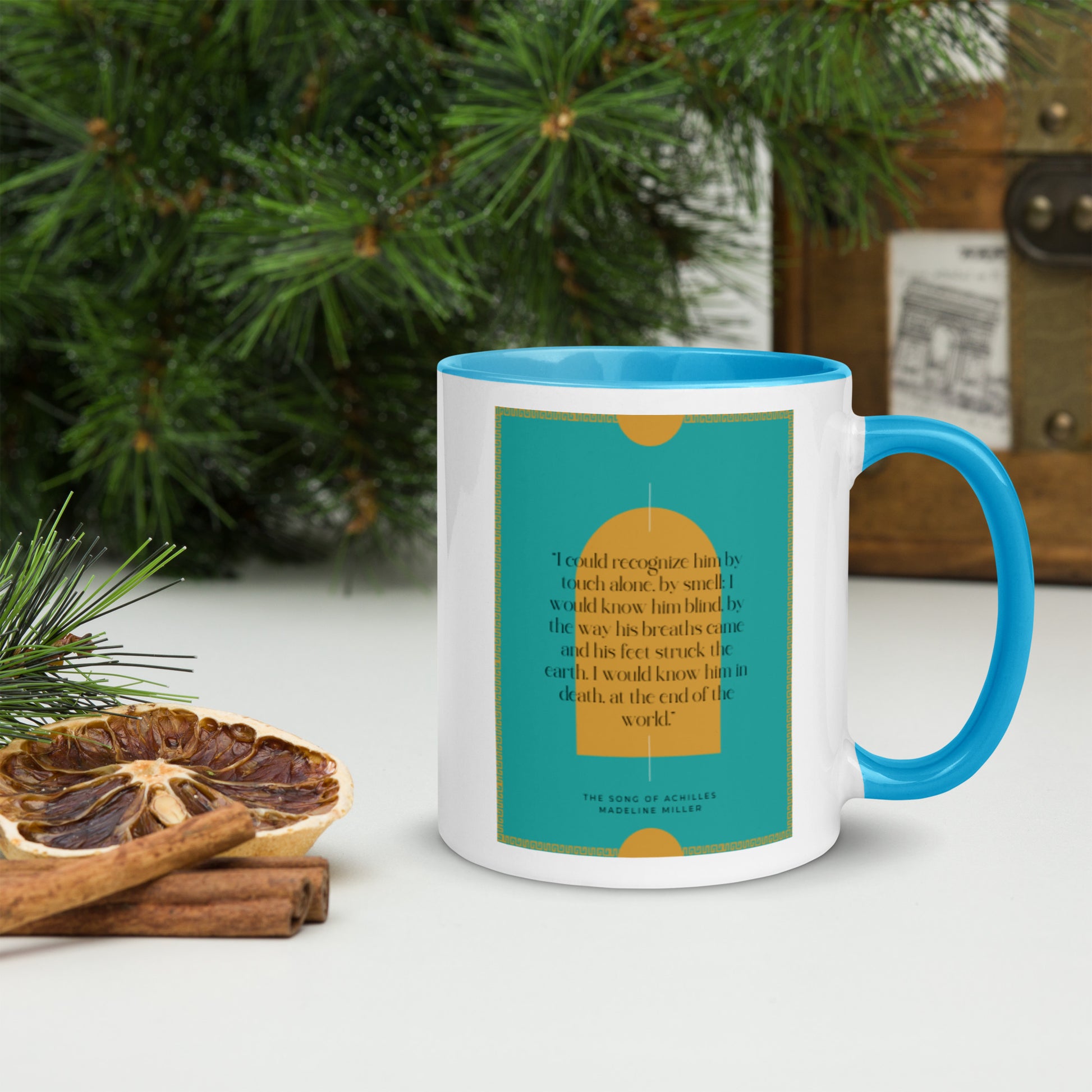 The Song of Achilles-Mug with Color Inside-110z. - The Spinster Librarian Shop