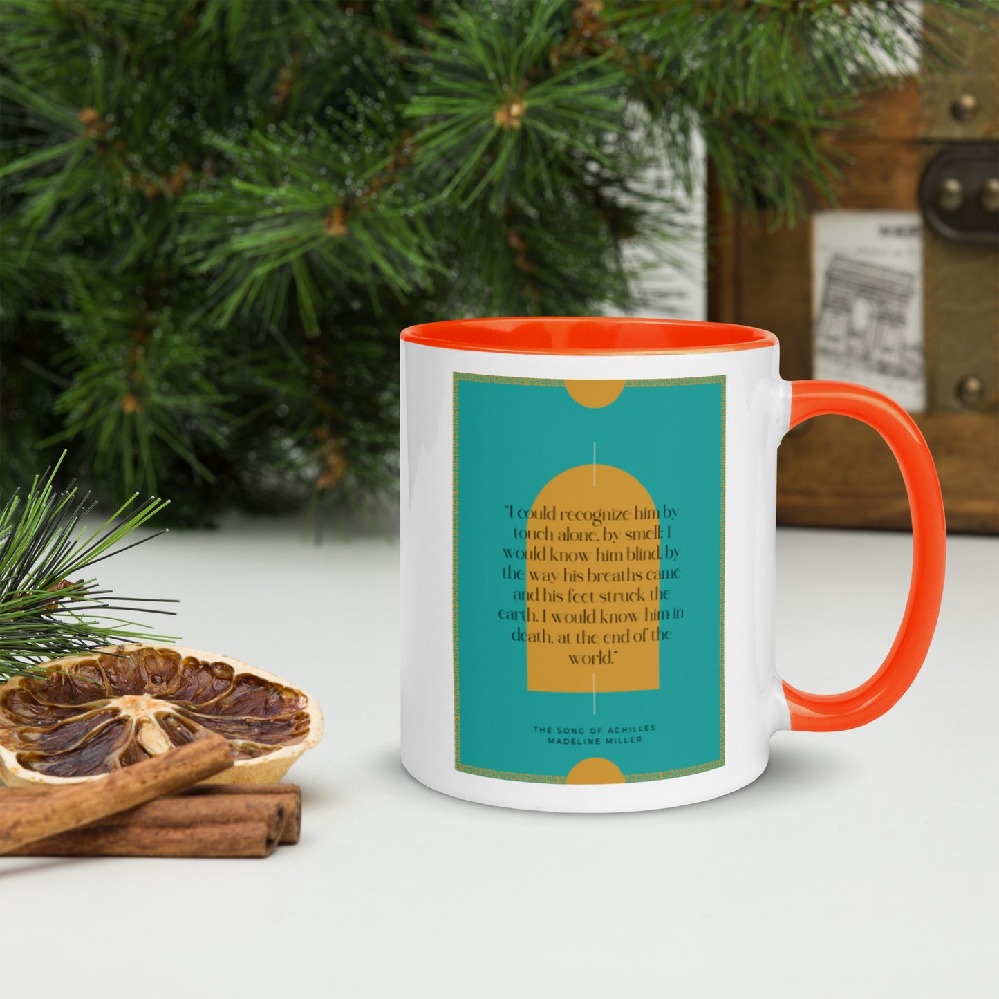 The Song of Achilles-Mug with Color Inside-110z. - The Spinster Librarian Shop