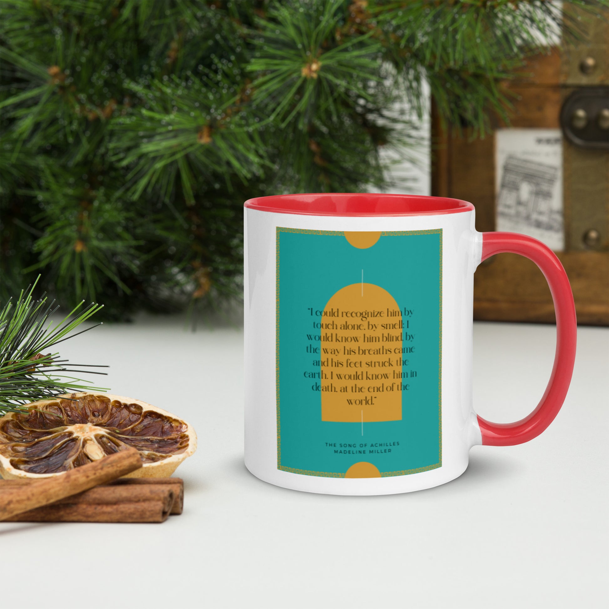 The Song of Achilles-Mug with Color Inside-110z. - The Spinster Librarian Shop