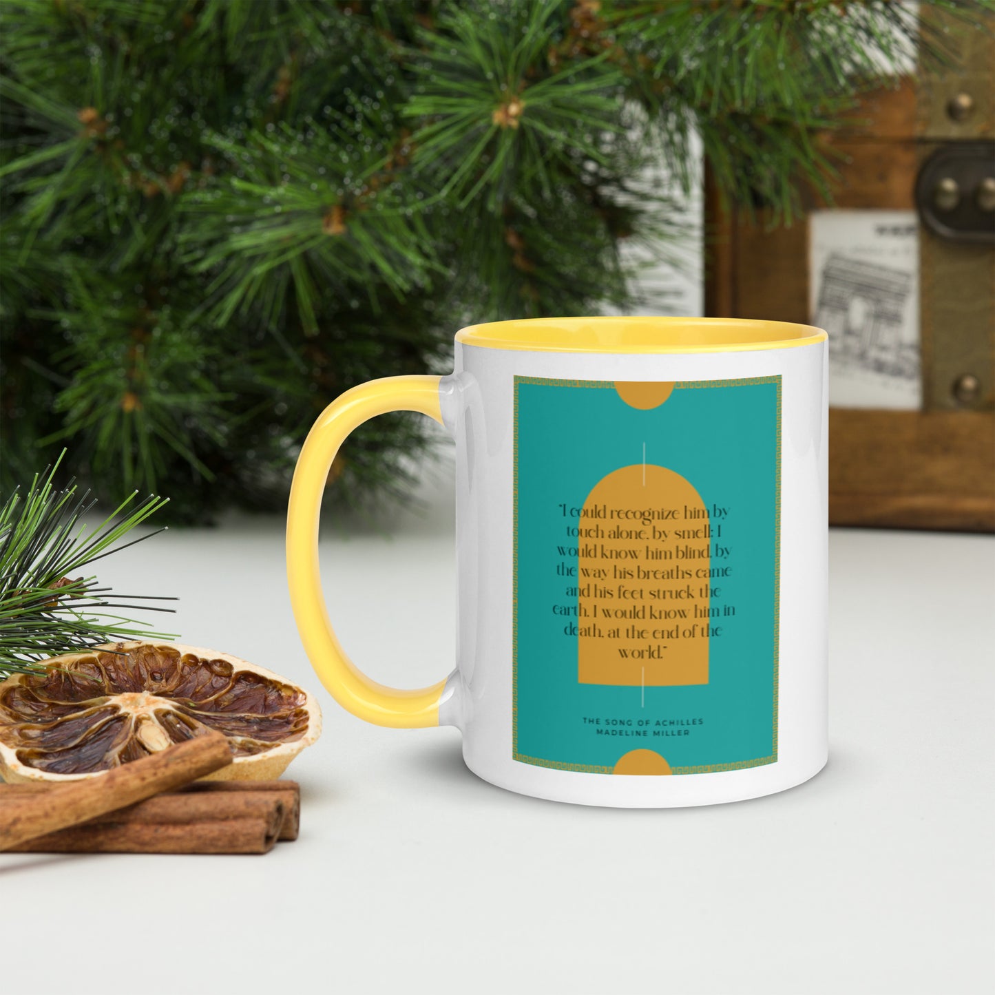 The Song of Achilles-Mug with Color Inside-110z. - The Spinster Librarian Shop