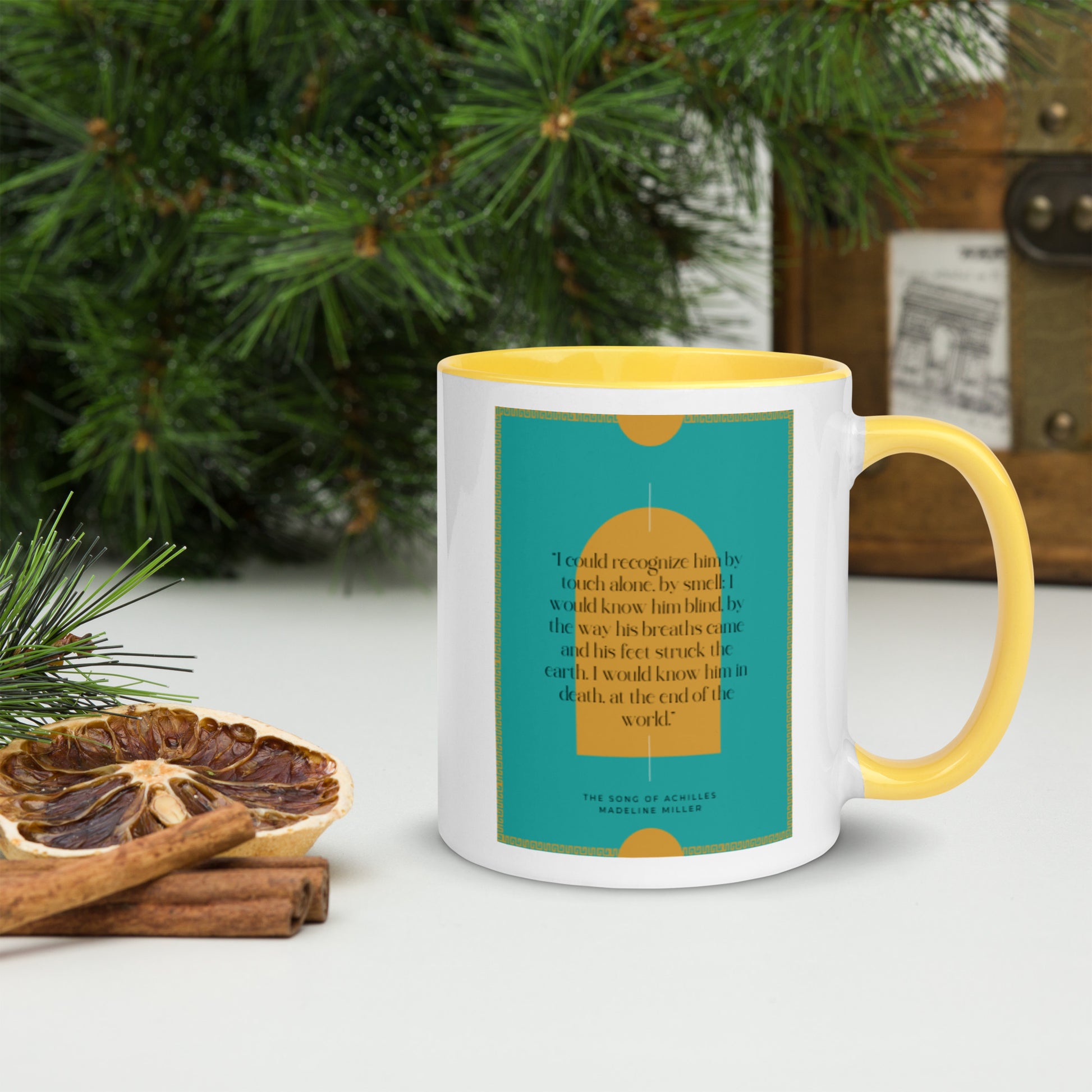 The Song of Achilles-Mug with Color Inside-110z. - The Spinster Librarian Shop