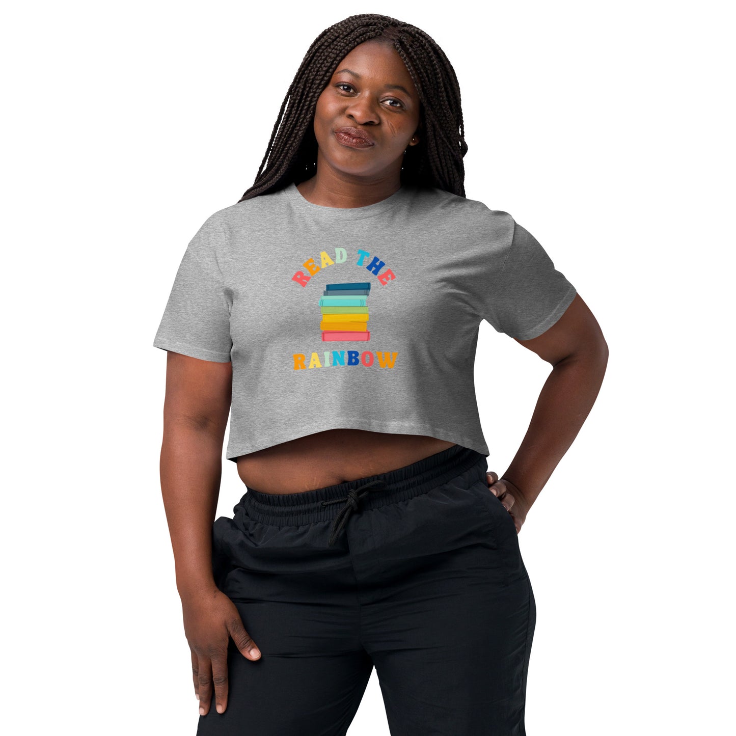 Read The Rainbow Women’s Crop Top