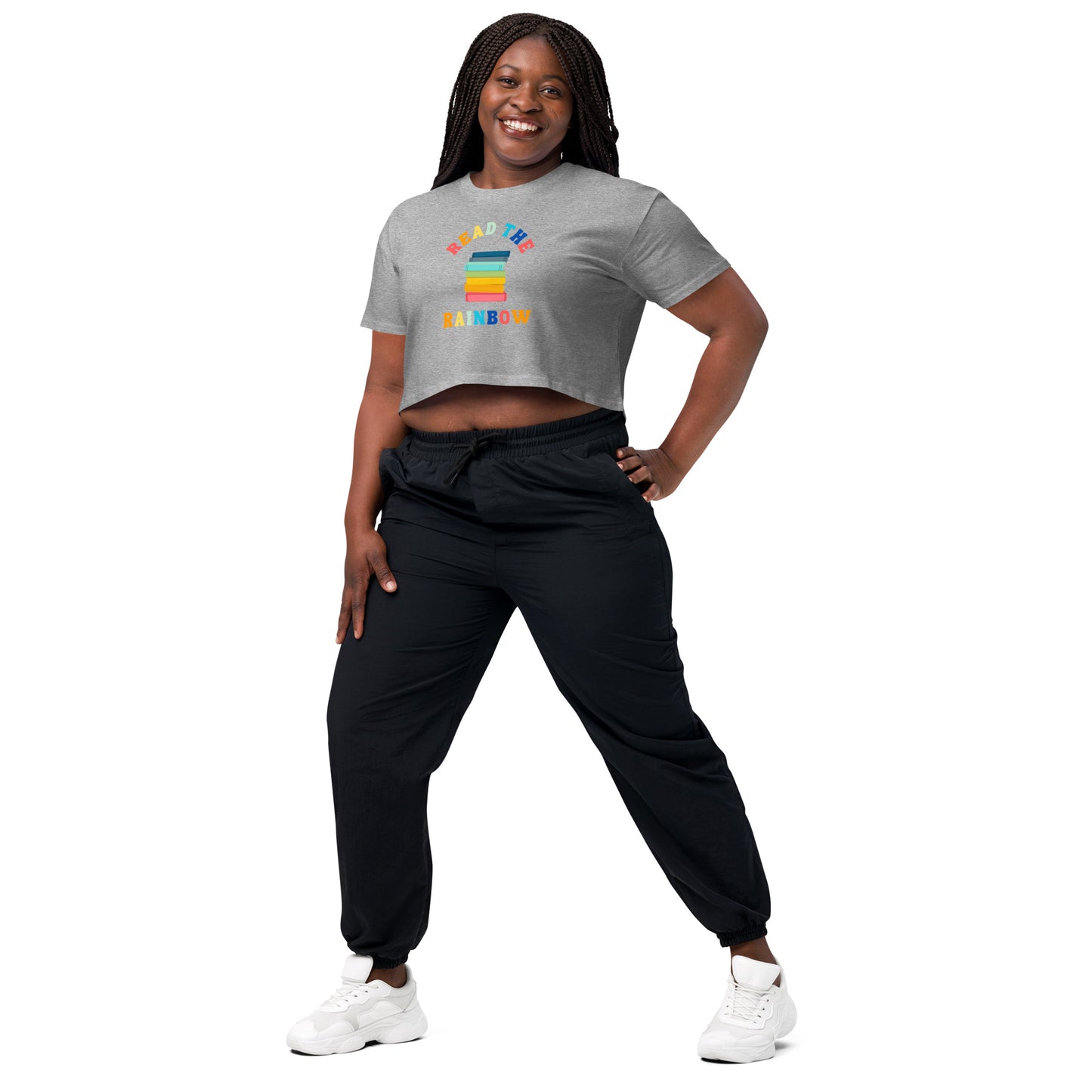 Read The Rainbow Women’s Crop Top