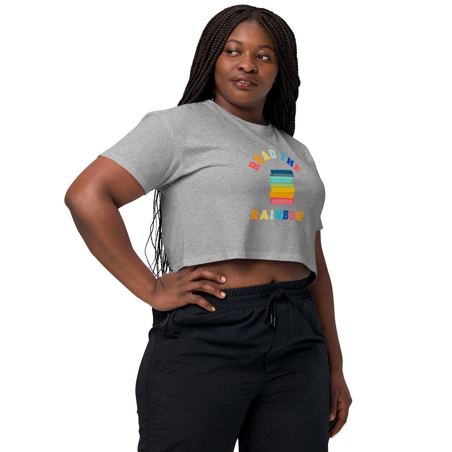 Read The Rainbow Women’s Crop Top