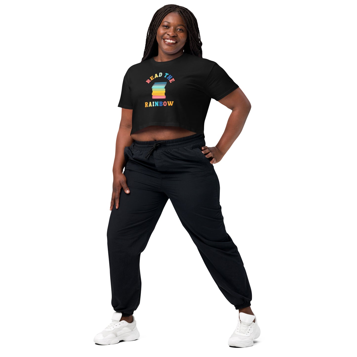 Read The Rainbow Women’s Crop Top