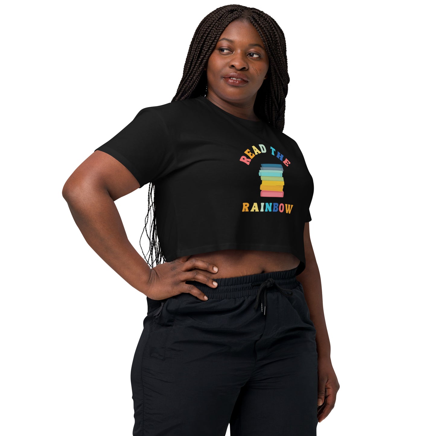 Read The Rainbow Women’s Crop Top