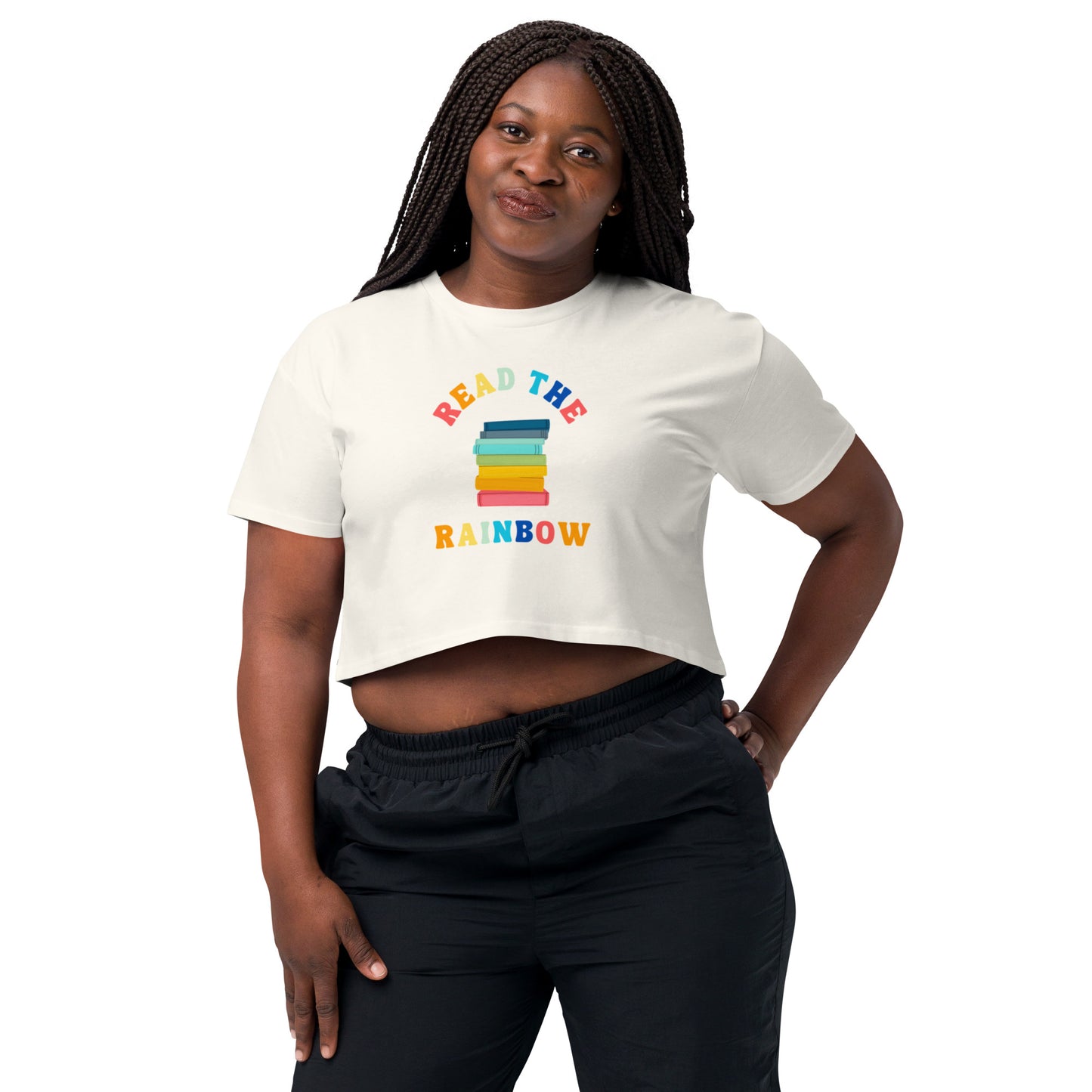 Read The Rainbow Women’s Crop Top