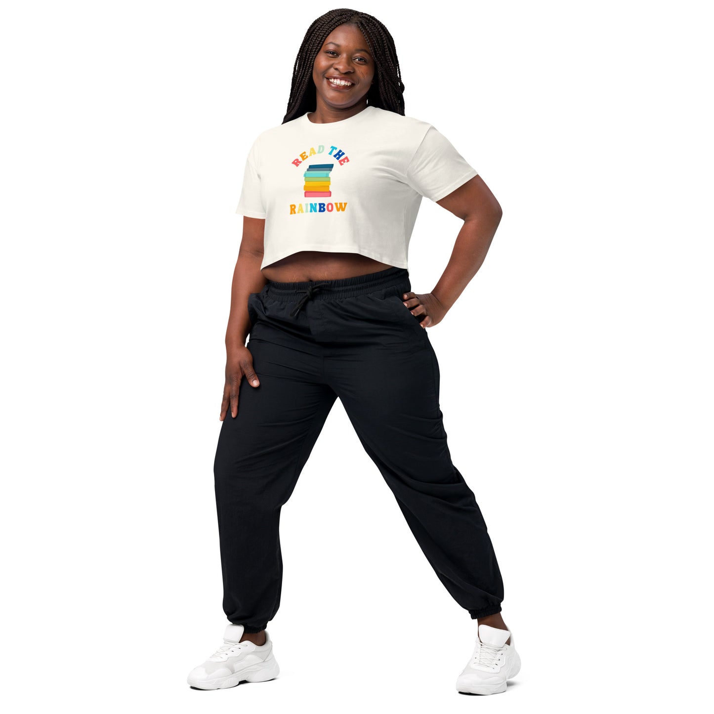 Read The Rainbow Women’s Crop Top