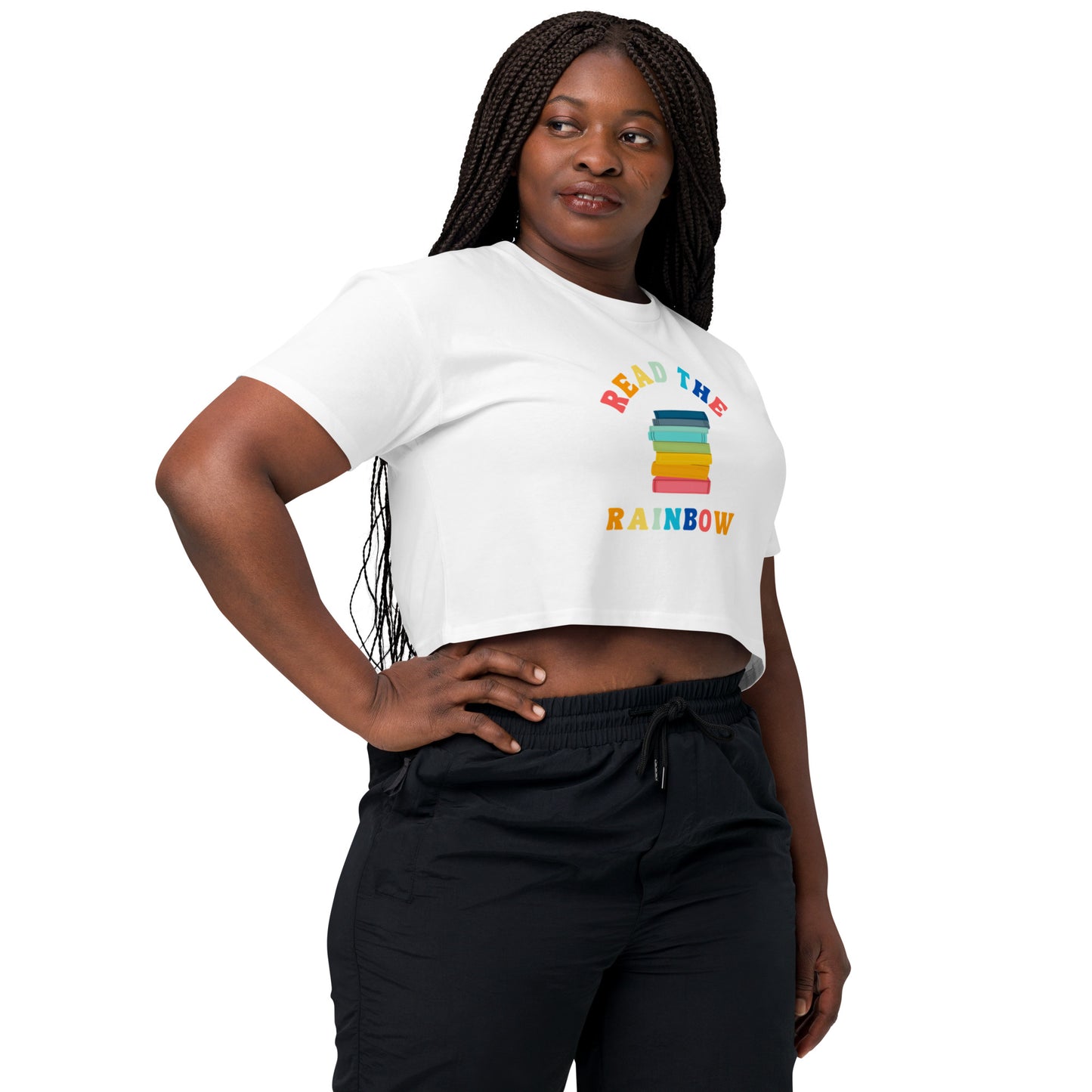 Read The Rainbow Women’s Crop Top