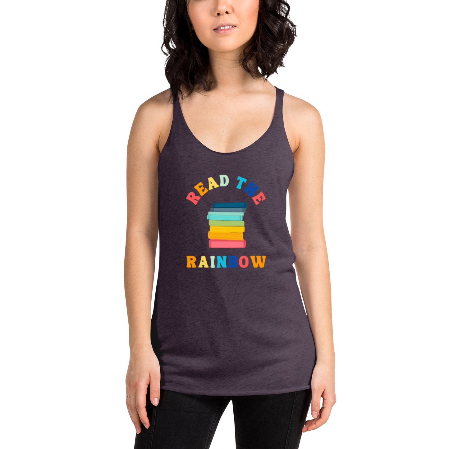 Read The Rainbow Women's Racerback Tank