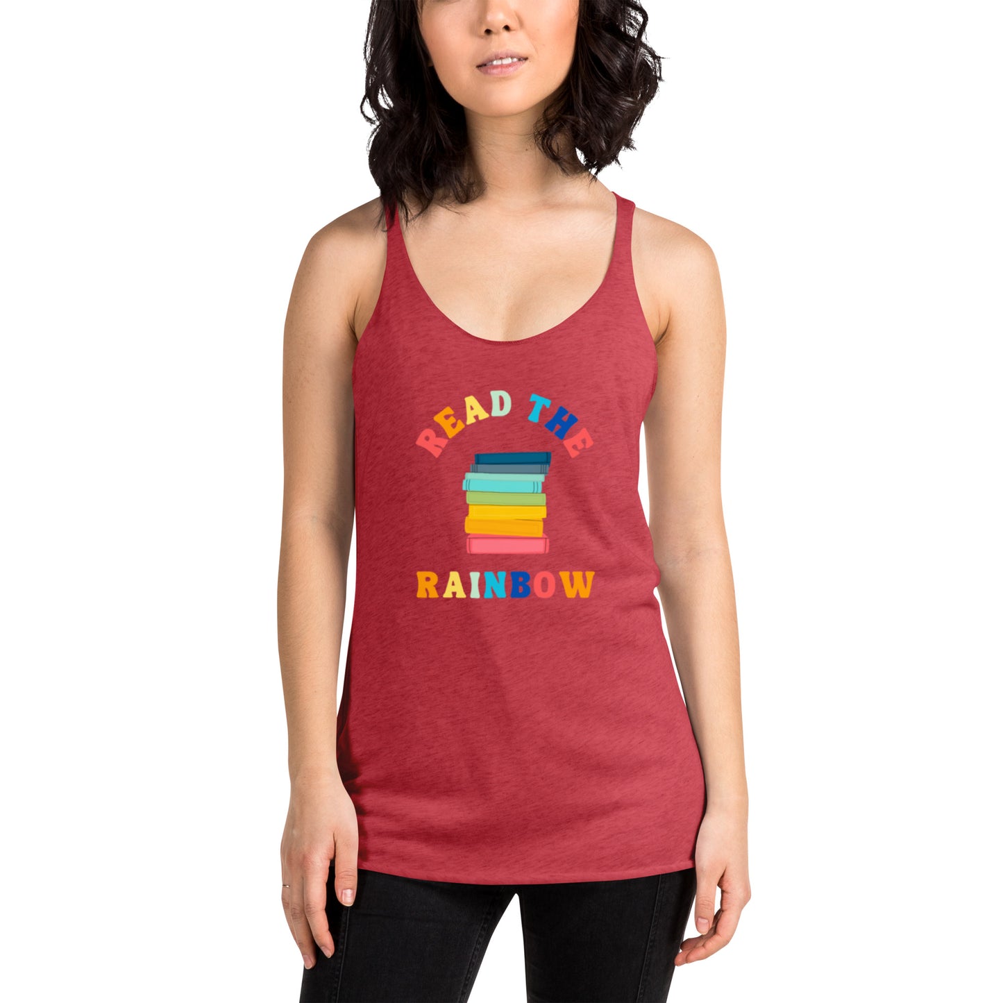 Read The Rainbow Women's Racerback Tank