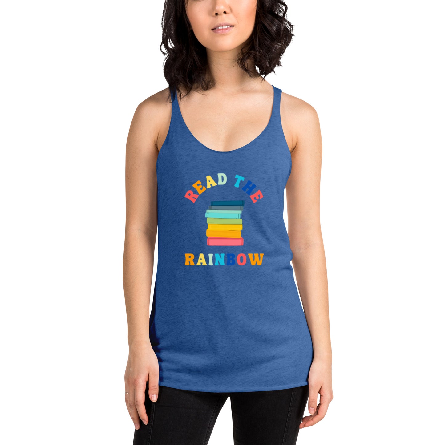Read The Rainbow Women's Racerback Tank