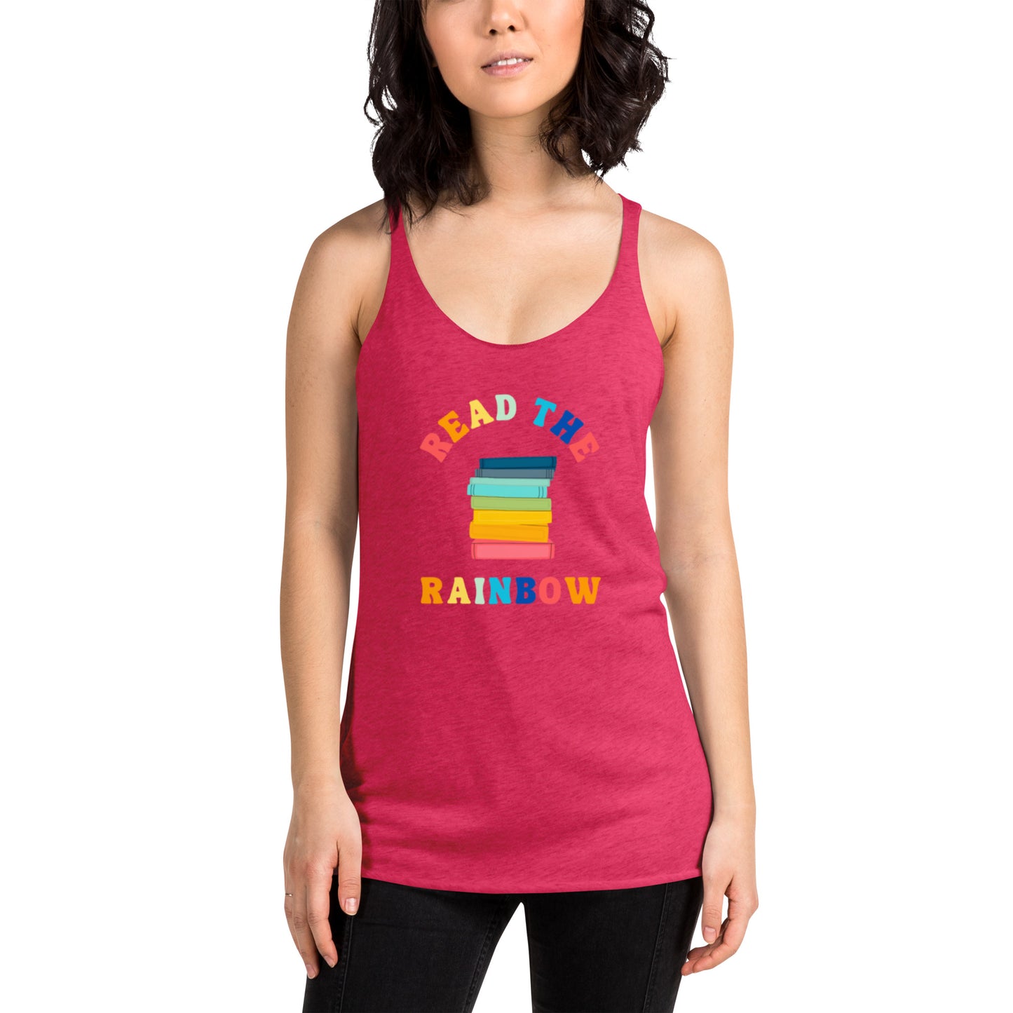 Read The Rainbow Women's Racerback Tank