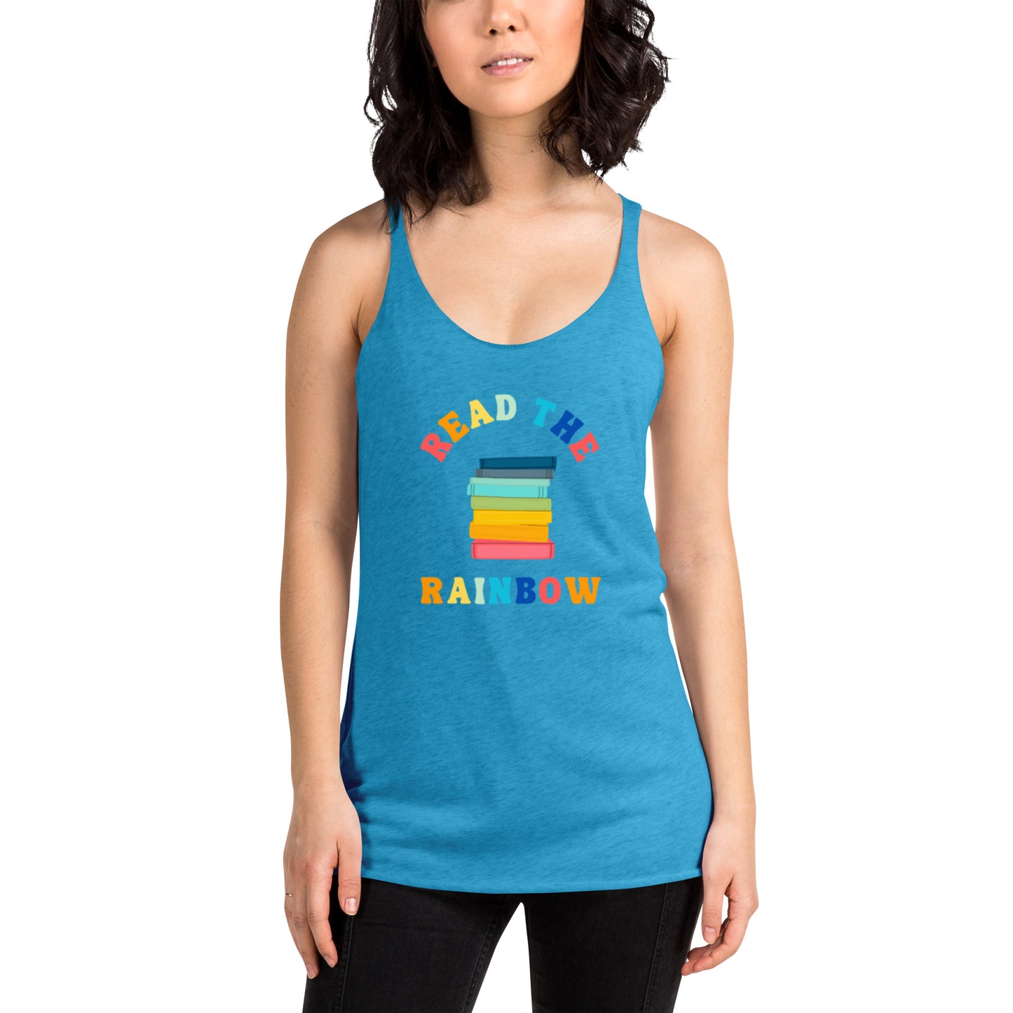 Read The Rainbow Women's Racerback Tank